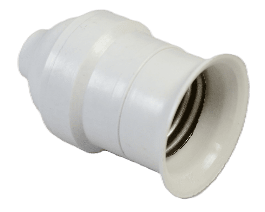 Portalámparas 3 piezas blanco
